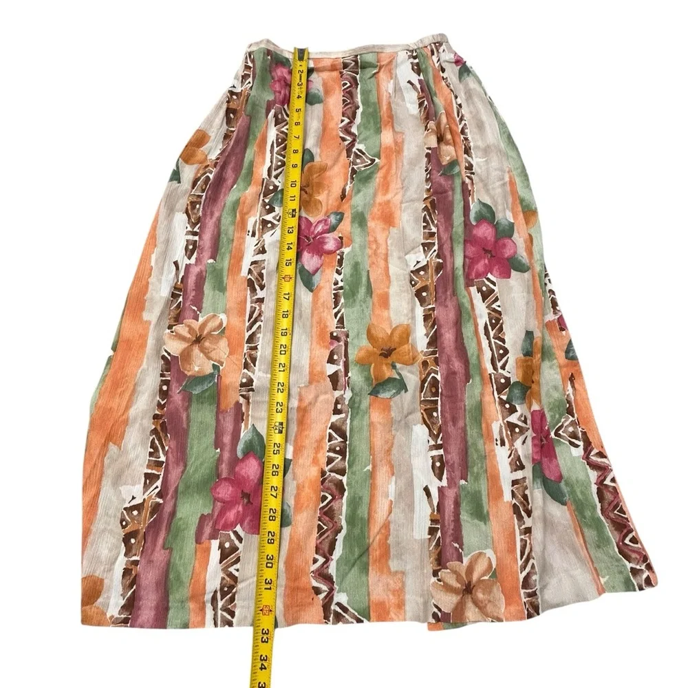 Southern Lady Floral‎ Maxi Skirt 14 Stretch